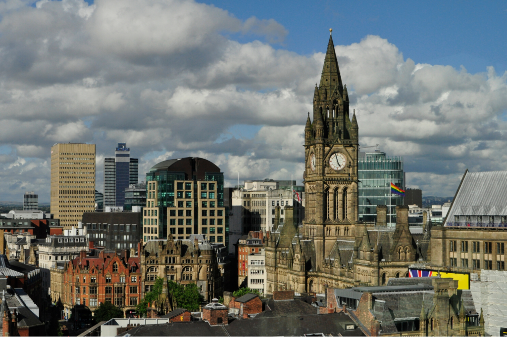 View over Manchester City Centre